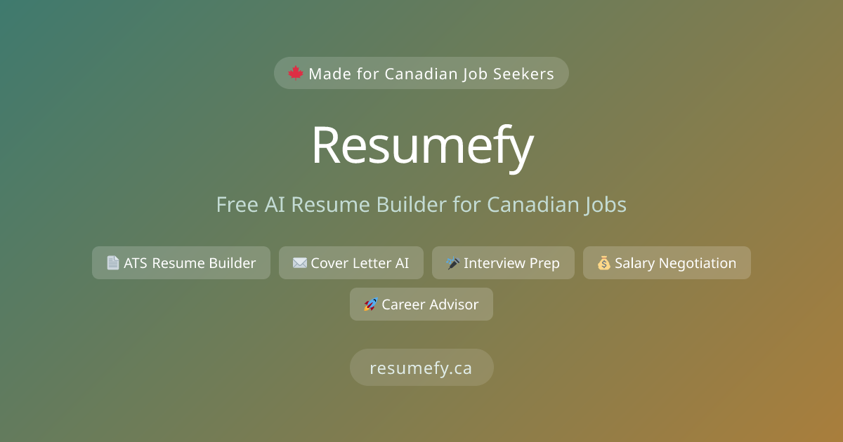 Resumefy — 官网预览图